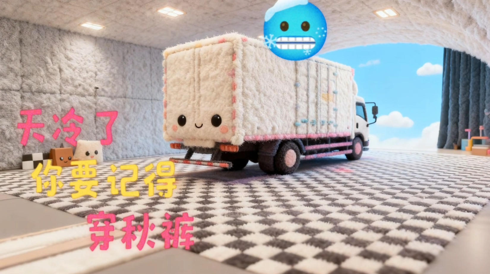 天冷了，你要记得穿秋裤